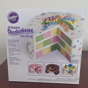 Wilton Checkerboard Cake Set